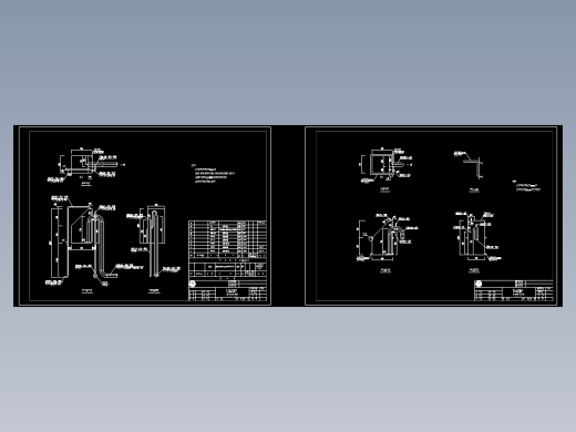 厌氧反应器UASB池的脉冲布水器CAD