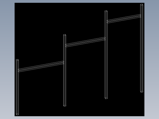 室内家具及植物的维模型十三-Q093