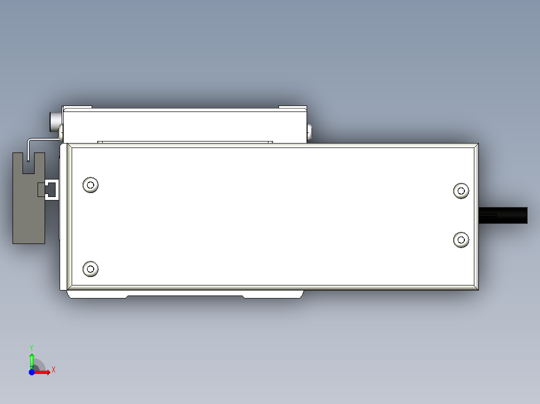 Toyo东佑达直线模组-ECH12-550-BL-100W+煞車前视图