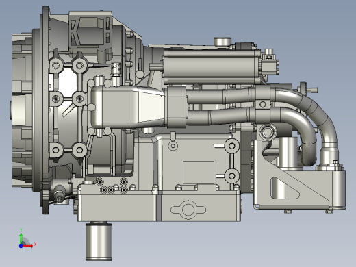 bv-zf-5hp592齿轮箱前视缩略图