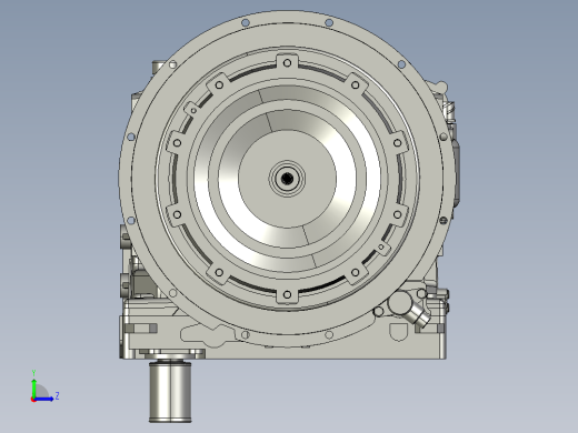 bv-zf-5hp592齿轮箱左视缩略图
