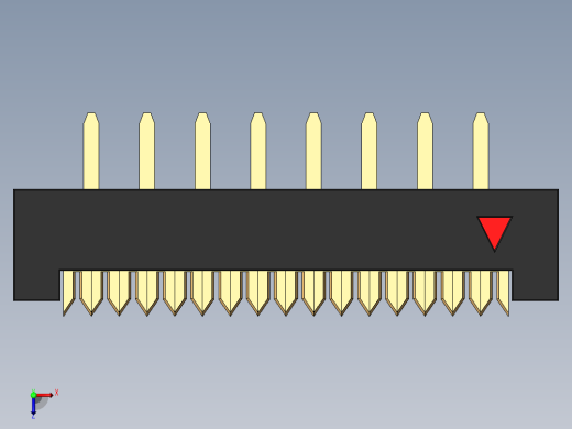 FDC-16 ( DS1018-2.54-16S )俯视缩略图