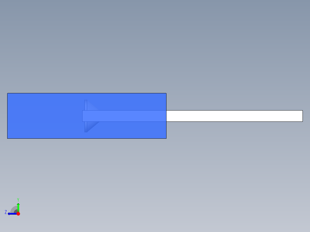 LED_Rectangular_Blue_2x5x7mm右视图