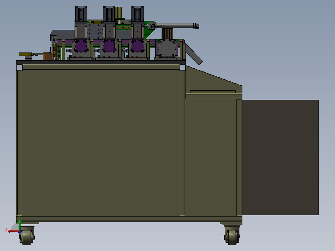 SPM7折脚机器后视图