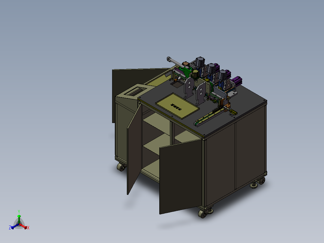 SPM7折脚机器正等轴测图