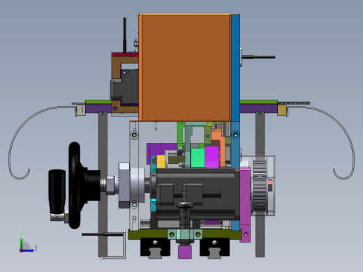 连接器折弯机左视缩略图
