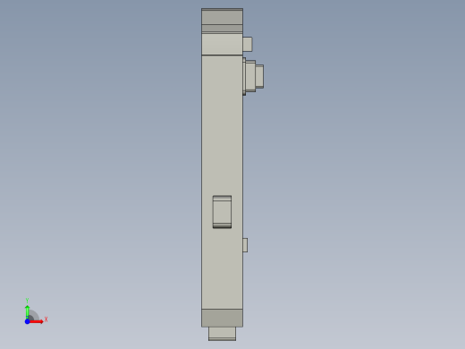 基恩士PS-T0_kc图纸模型前视缩略图