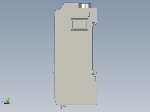 基恩士PS-T0_kc图纸模型右视缩略图