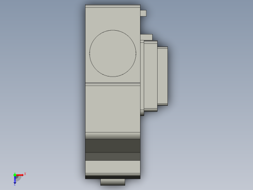 基恩士PS-T0_kc图纸模型俯视缩略图