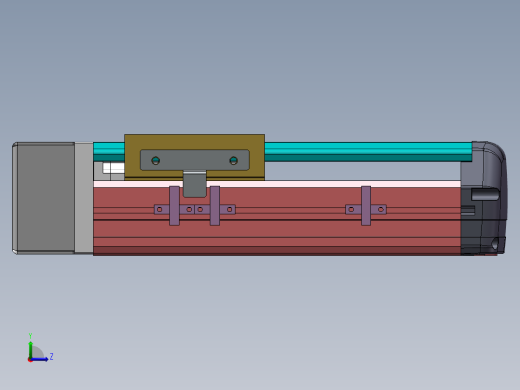 MTH丝杆半封闭模组MTH13-BR-60左视缩略图