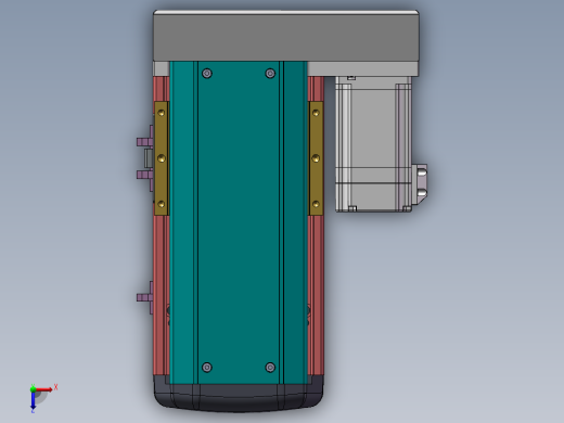 MTH丝杆半封闭模组MTH13-BR-60俯视缩略图