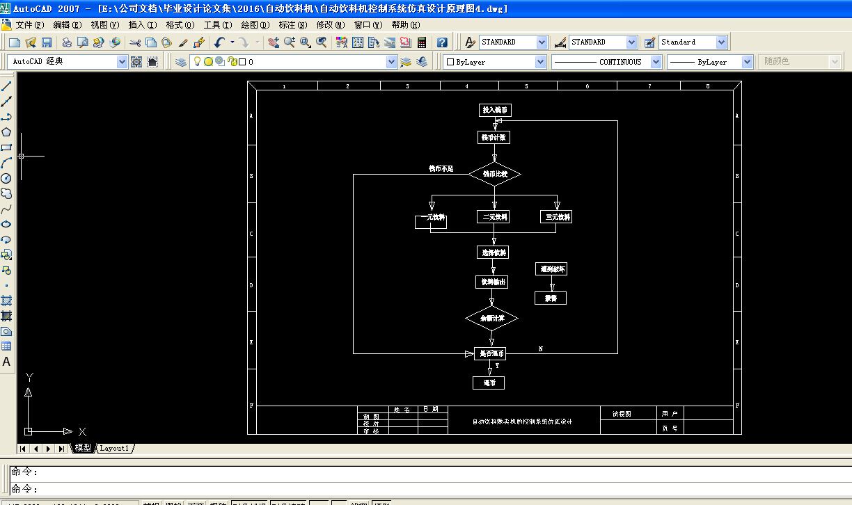 饮料仿真控制类设计【含图和文档】