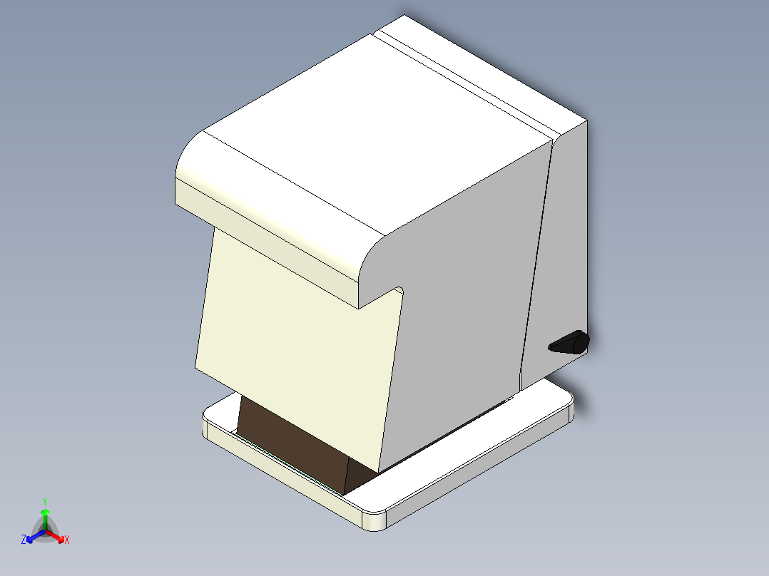 自动升降式座椅含三维图二维图说明书