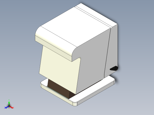 自动升降式座椅含三维图二维图说明书