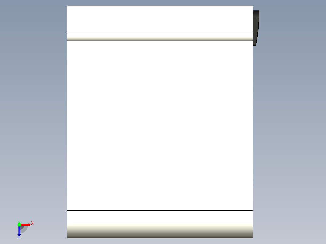 自动升降式座椅含三维图二维图说明书俯视图