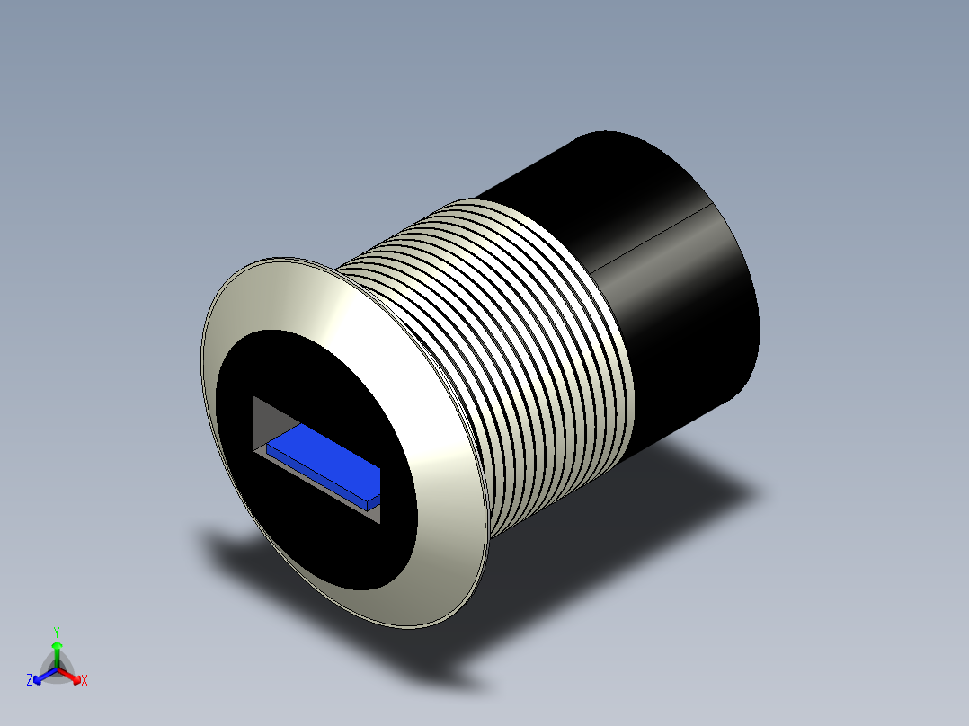 电脑数码接头 (2)正等轴测图