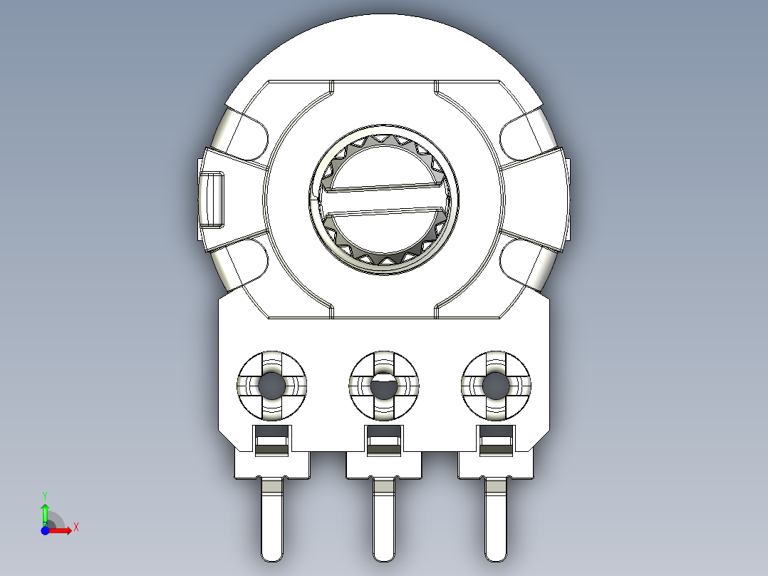 WH148电位计1K前视图