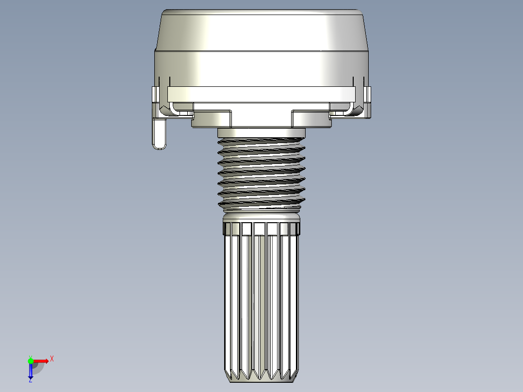 WH148电位计1K俯视图