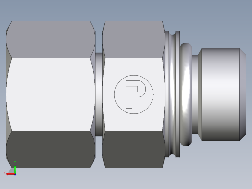 卡套式工业通用硬管接头EO_Swivel_connector_EGEO12LMCF后视缩略图