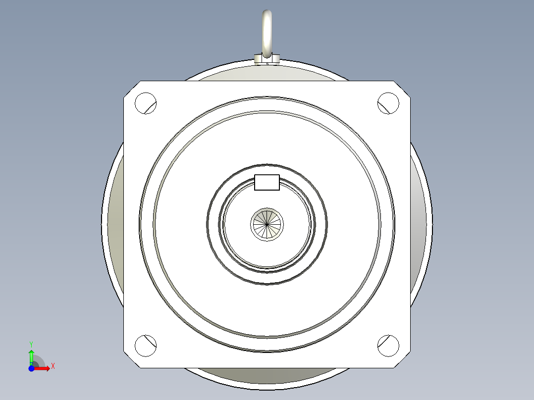 多摩川行星减速机TB-180-L2-35KA前视图