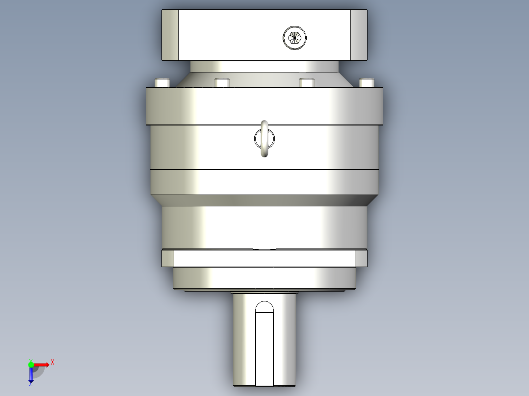 多摩川行星减速机TB-180-L2-35KA俯视图