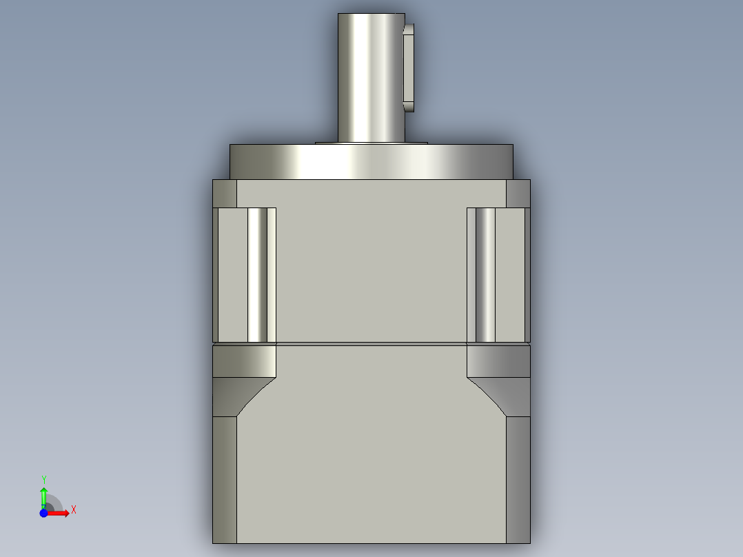 斜齿PGH090-L1 19-70-90-M6 CZ19.STEP前视图