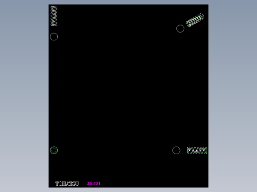 SNAP式用彈簧&珠子MS-2D多系列多零件图纸模型