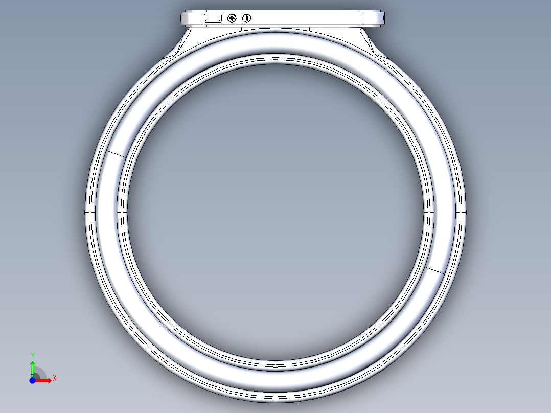 苹果概念手表前视图