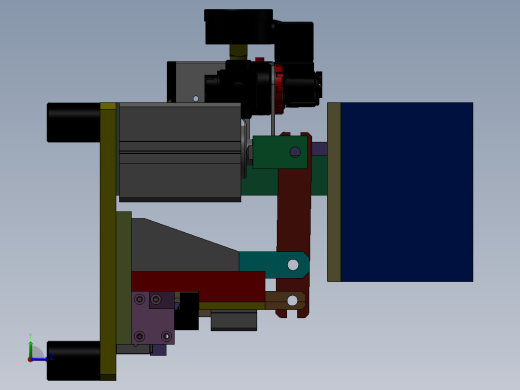 切圆线治具左视缩略图