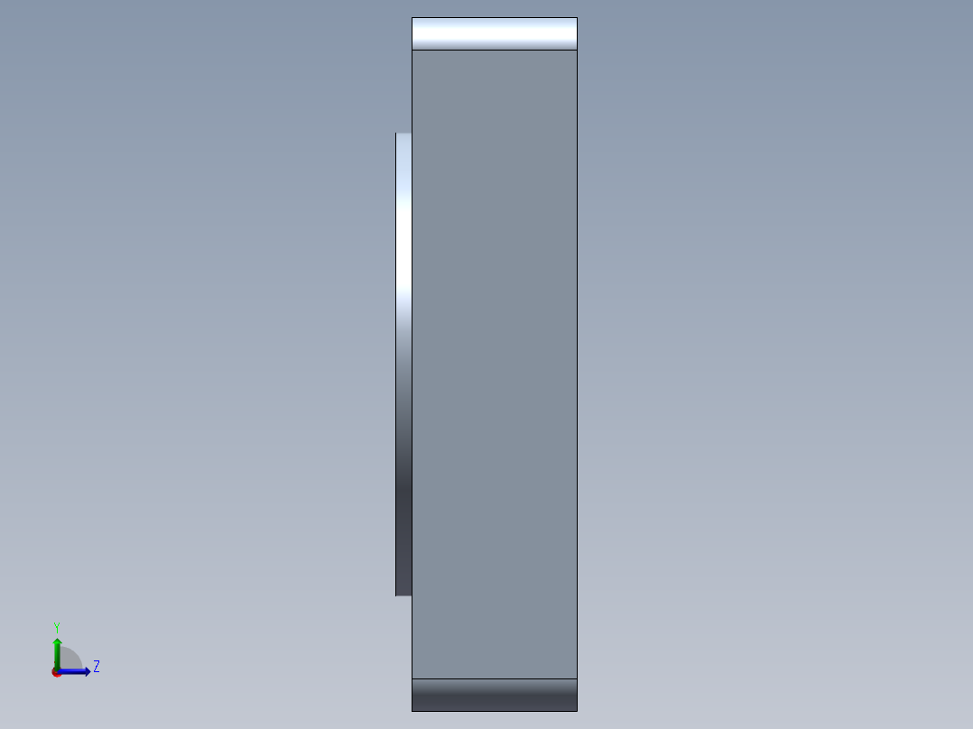 模组KK-60-F1 安川100W电机板(安川=台达 汇川 三菱 富士 禾川).SLDPRT左视图