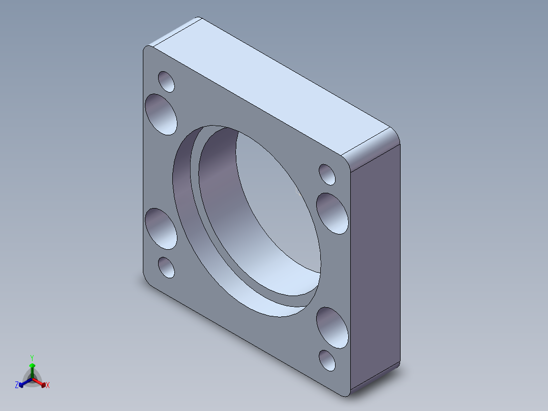 模组KK-60-F1 安川100W电机板(安川=台达 汇川 三菱 富士 禾川).SLDPRT正等轴测图