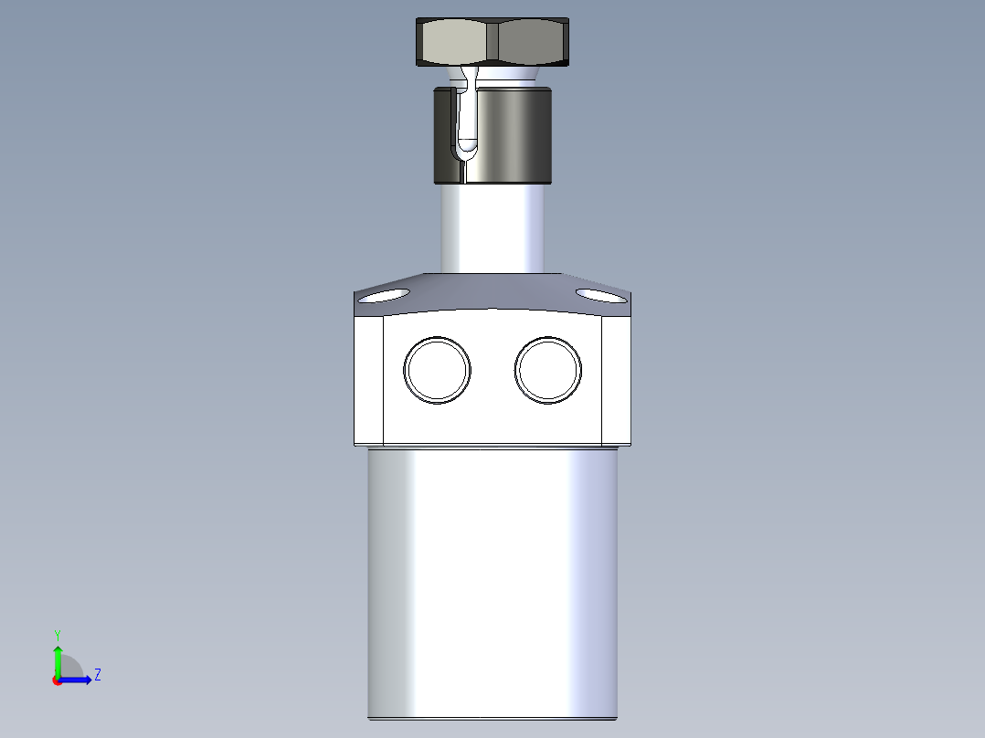 KOSMEKLHA0360-SL-Y30_R01多系列多零件图纸模型左视图