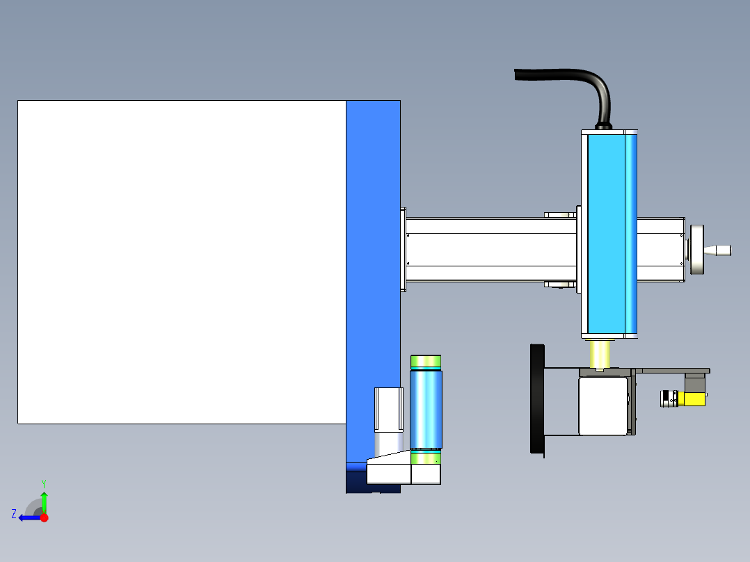 视觉打标机自动调焦距x_t右视图