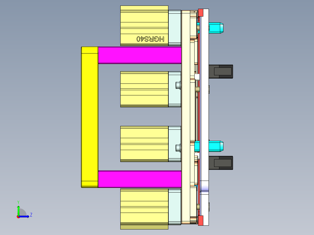X1-C-US-笔记本CNC工装夹具三维模型WWAN-V0-CNC6-侧孔加工-200818左视图