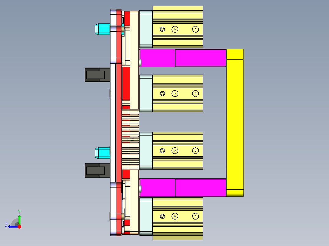 X1-C-US-笔记本CNC工装夹具三维模型WWAN-V0-CNC6-侧孔加工-200818右视图