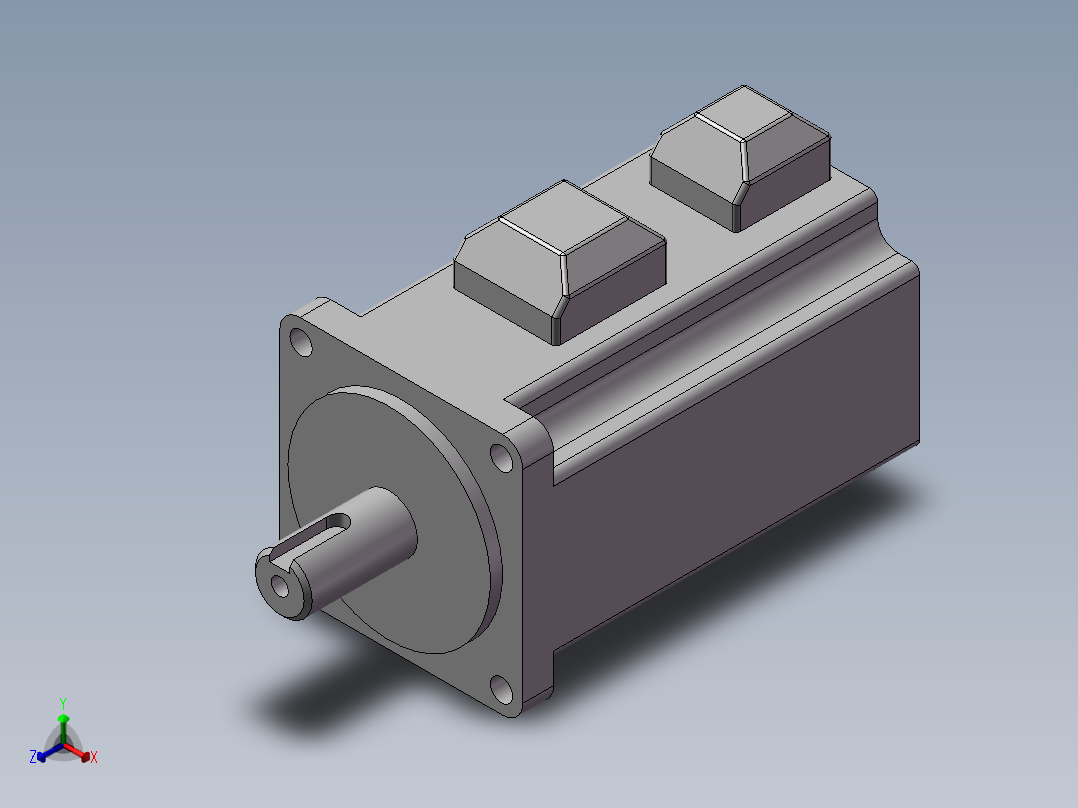 伺服电机 汇川 ISMH1-20B30CB-U231Z主视图