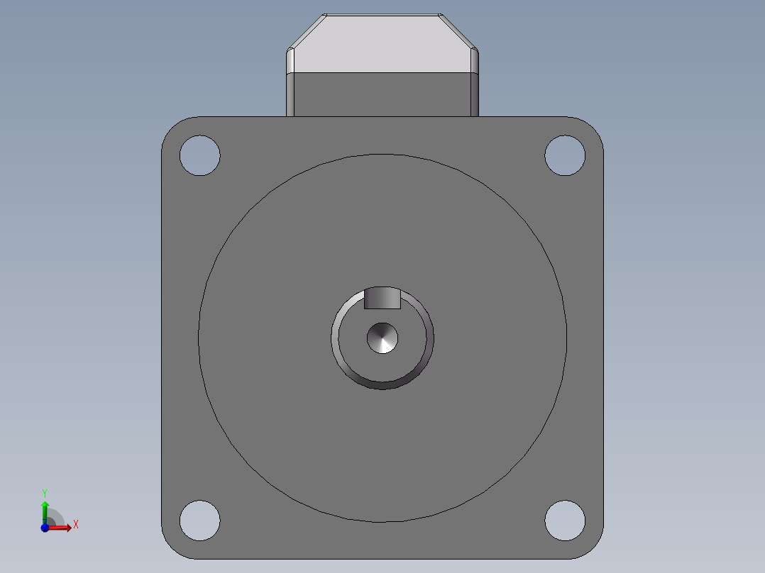 伺服电机 汇川 ISMH1-20B30CB-U231Z前视图
