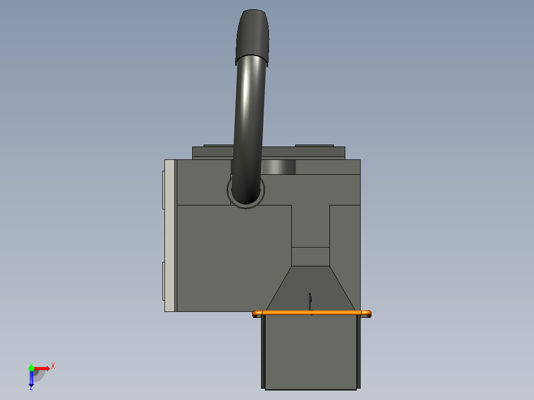 B2004536-滑移式木材粉碎机俯视图