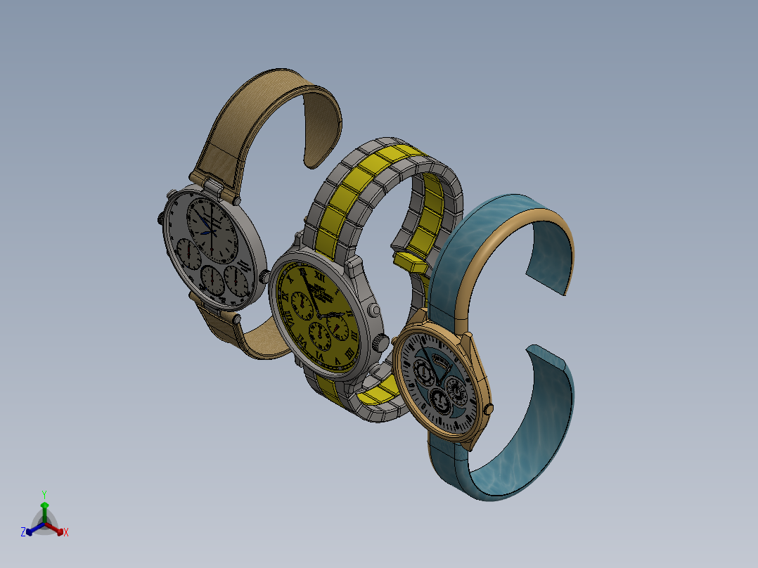 手表(37)正等轴测图