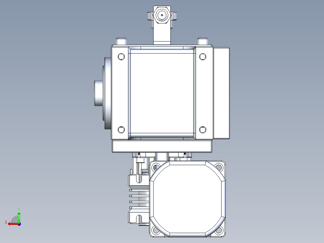 RU60DF意米精密分割器后视图