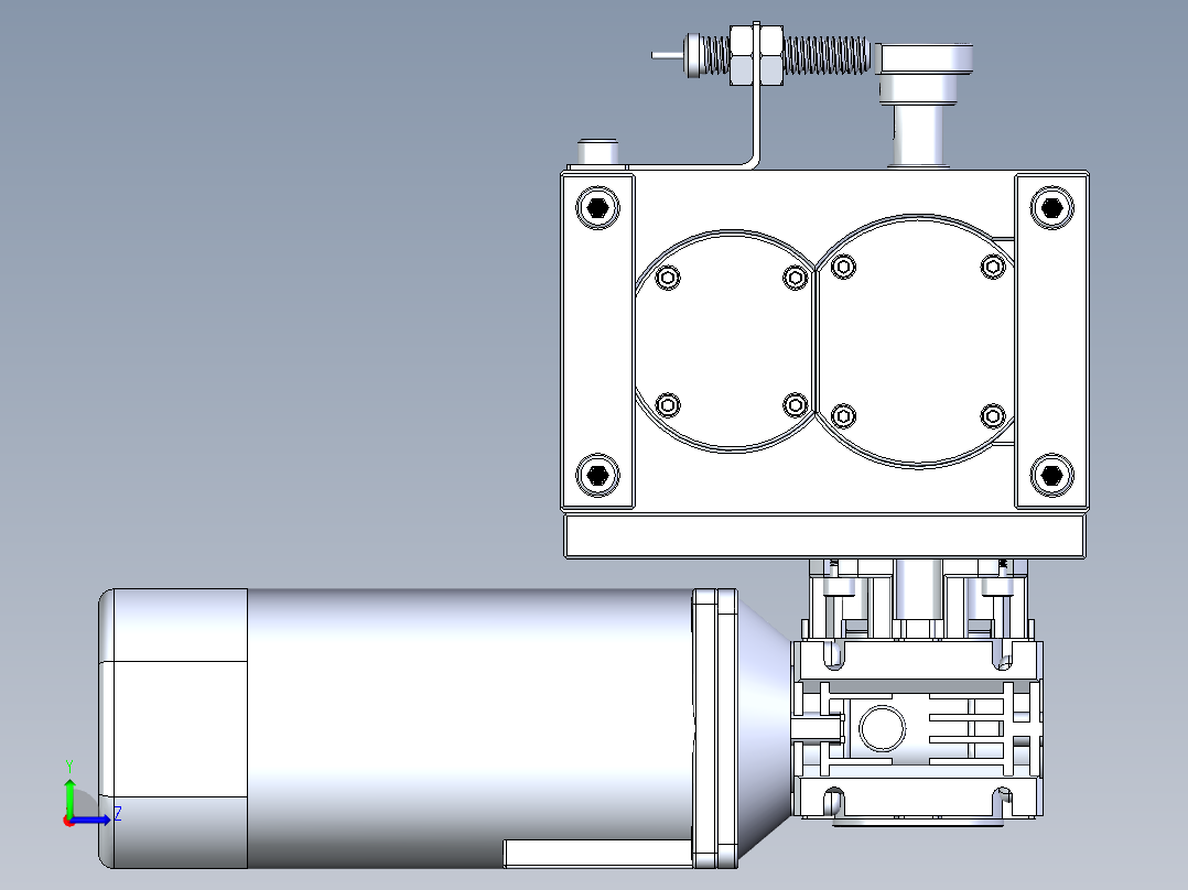 RU60DF意米精密分割器左视图