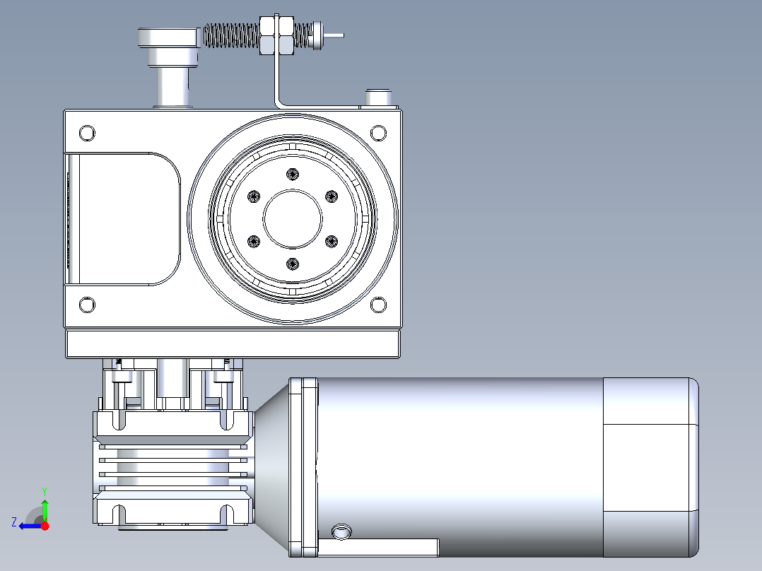RU60DF意米精密分割器右视图