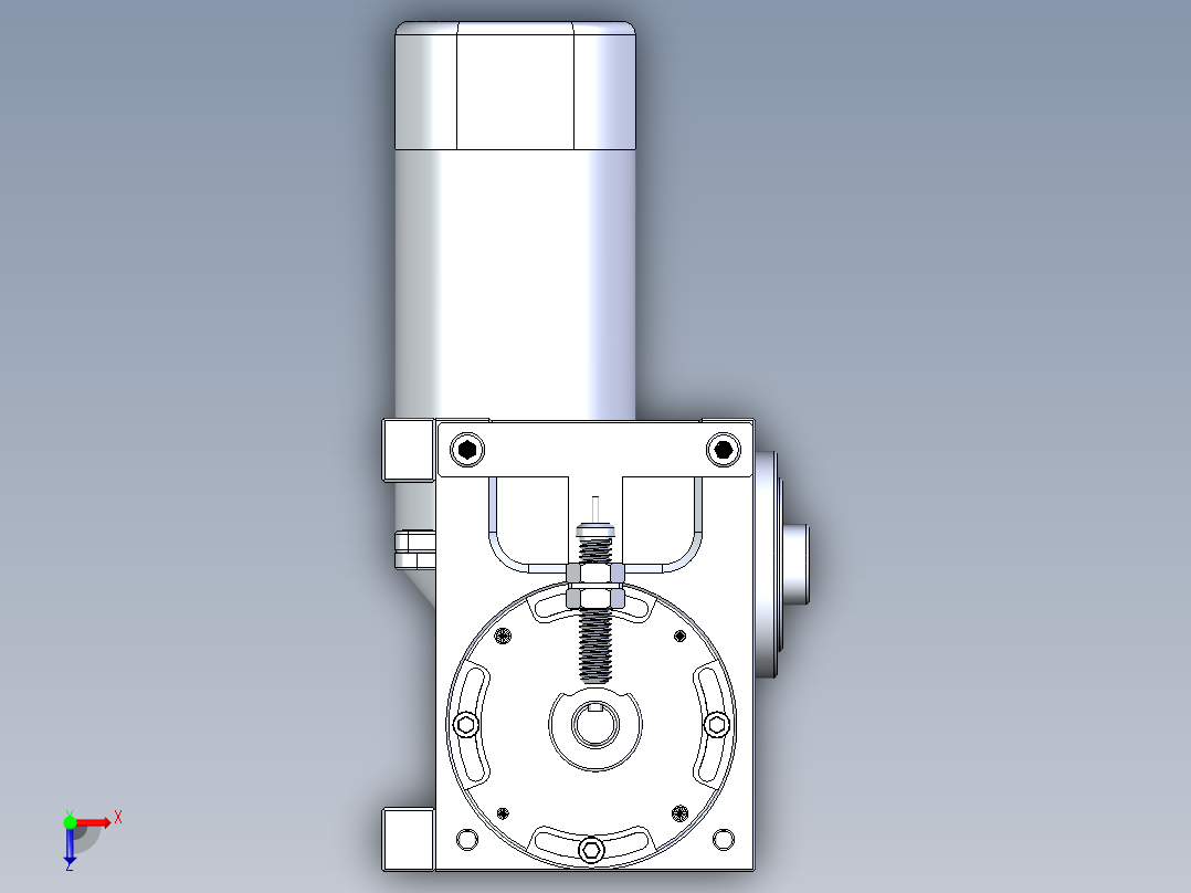 RU60DF意米精密分割器俯视图