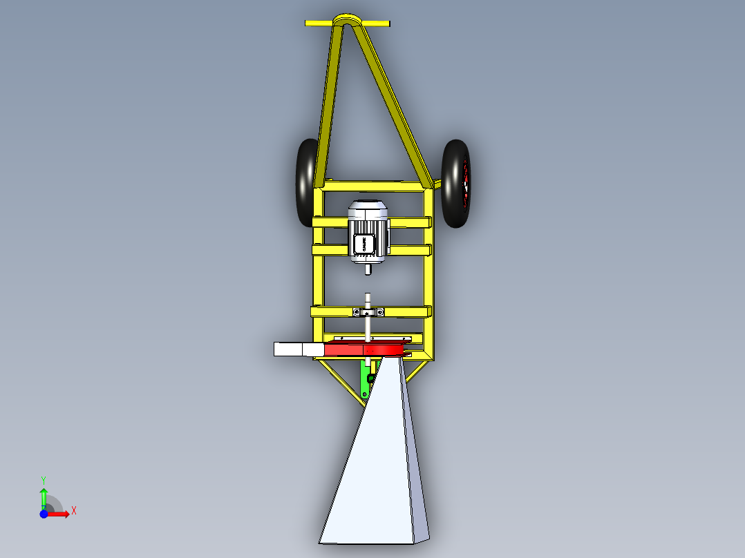 B2004563-木材削片机前视图