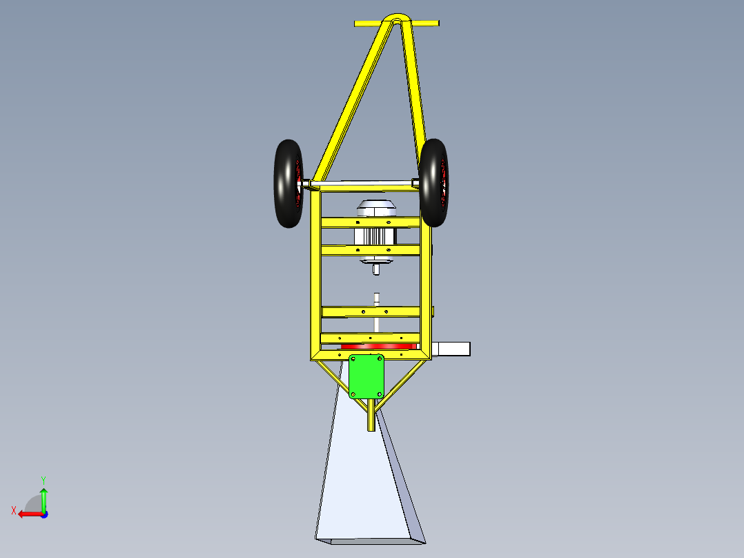 B2004563-木材削片机后视图