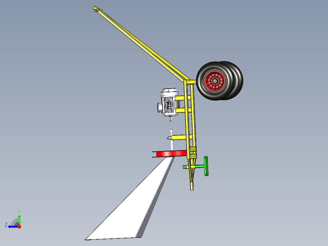B2004563-木材削片机右视图