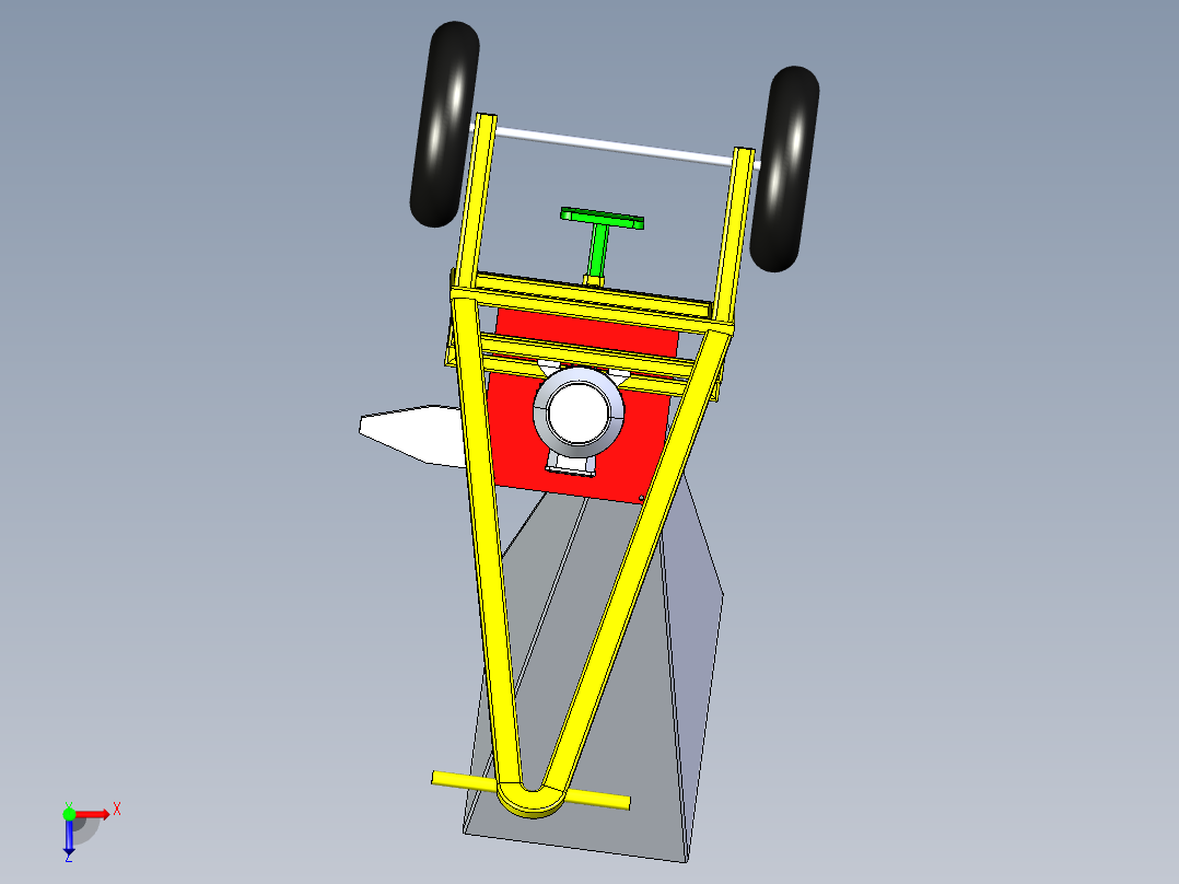 B2004563-木材削片机俯视图