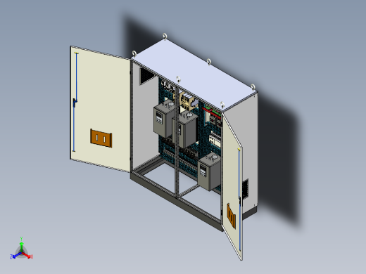 双柜组装软启动630A控制柜