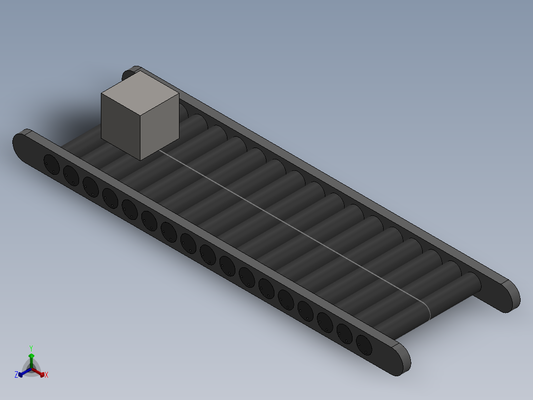 传送带正等轴测图