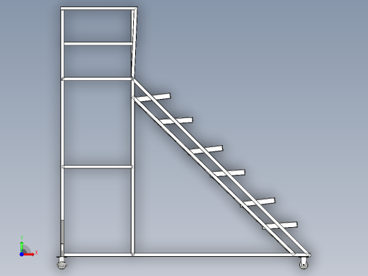 工业登高梯前视缩略图